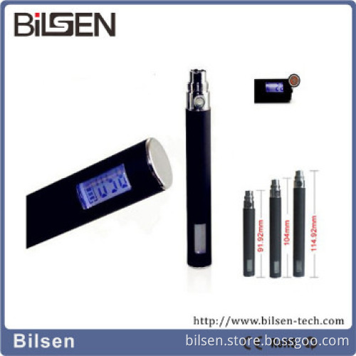 Best Selling 650/900/1100mah variable voltage ego lcd battery